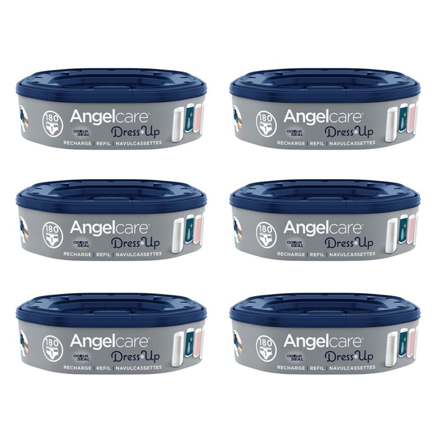 Angelcare Couche | Lot De 6 Recharges Pour Poubelle Dress Up