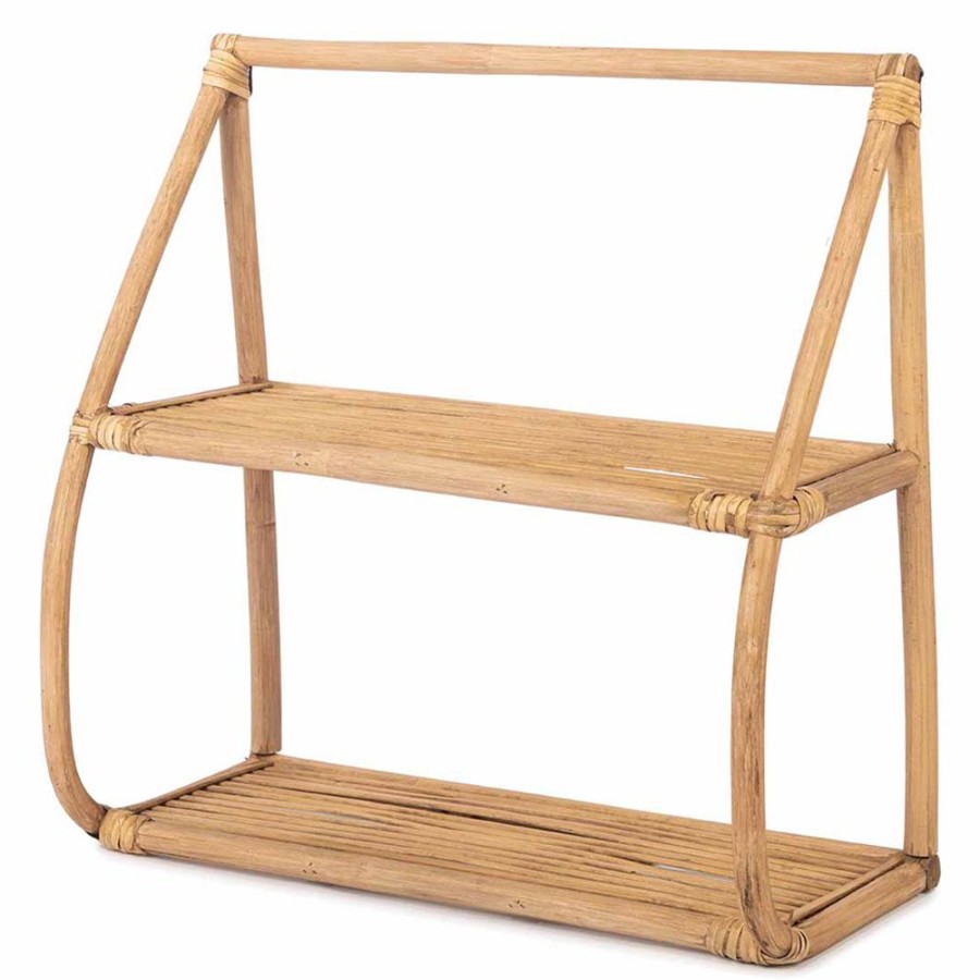 Kids Depot Meuble Bebe | Etagere En Rotin Mexy - Naturel