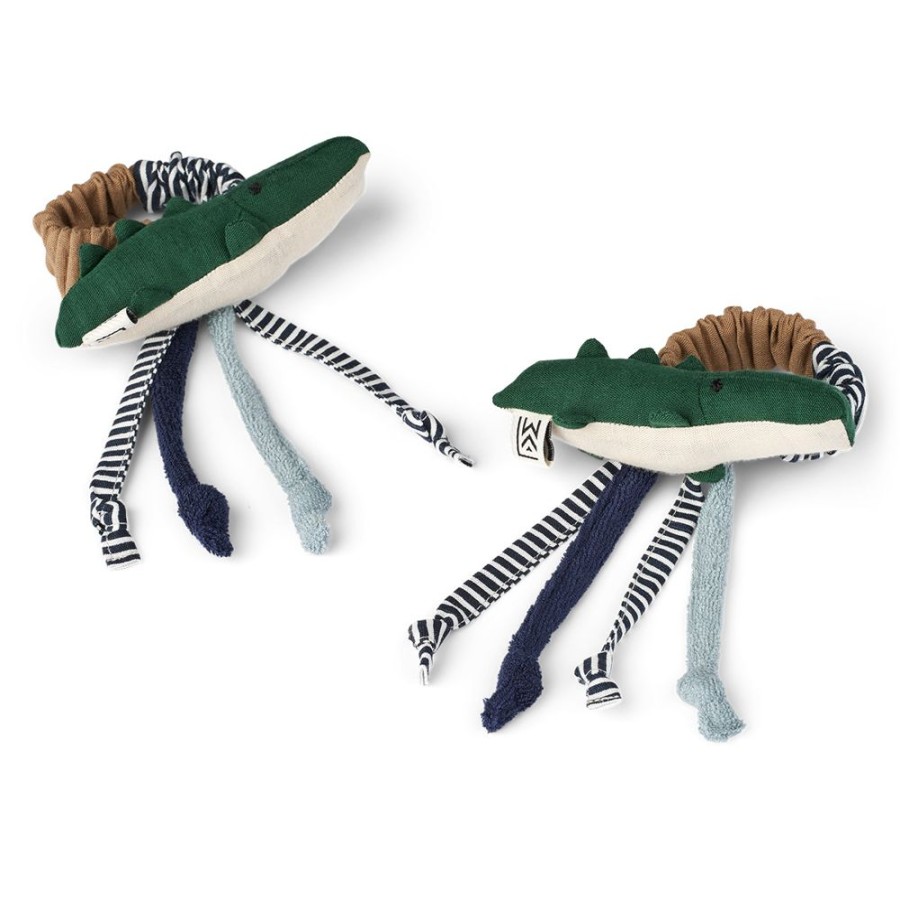 Liewood Hochet | Lot De 2 Hochets De Poignet Willy - Garden Green