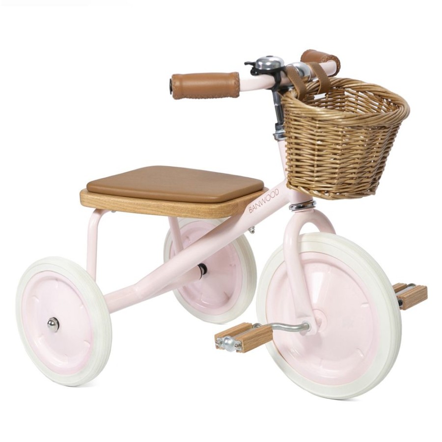Banwood Trotteur & Porteur | Tricycle Trike - Rose Pale
