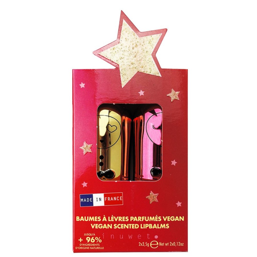inuwet Cosmetique Enfant | Duo De Baumes A Levres Etoile - 2 X 3,5 G