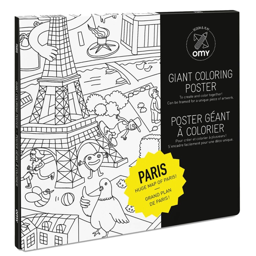 Omy Loisirs Creatifs | Poster A Colorier - Paris