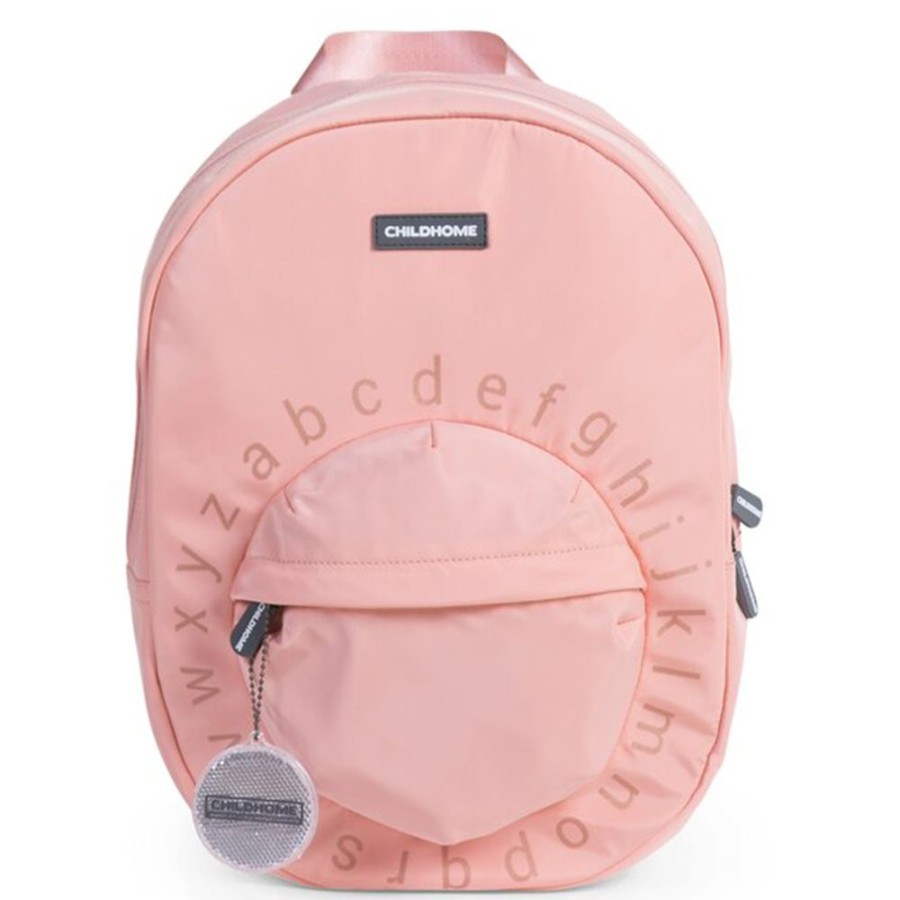 Childhome Bagagerie Enfant | Sac A Dos Abc - Rose Et Cuivre
