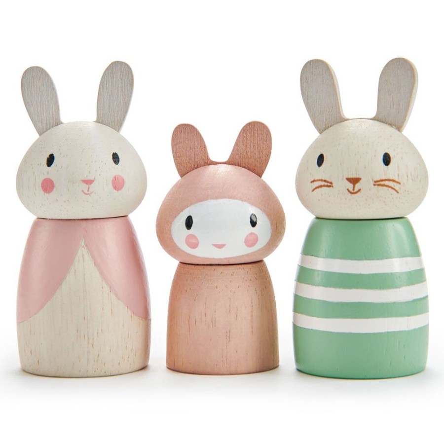 Tender Leaf Toys Mes Premiers Jouets | Famille De Lapins