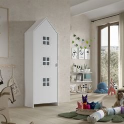 VIPACK Meuble Bebe | Armoire Casami Bruges 1 Porte - White