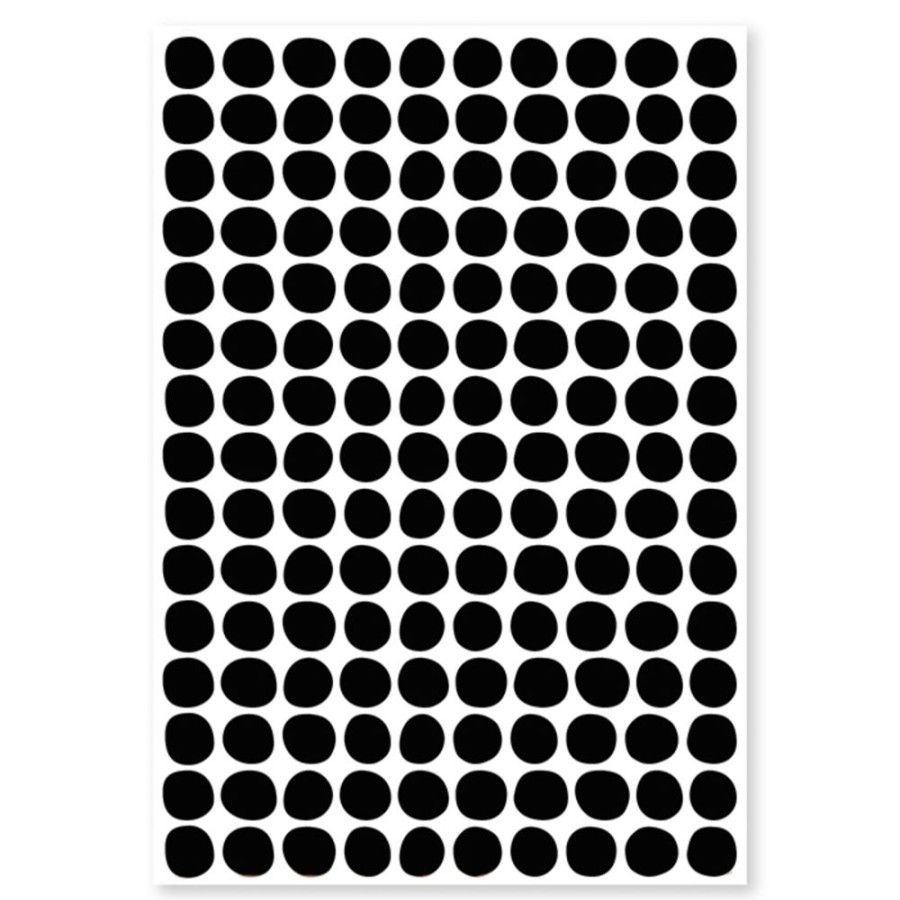 Lilipinso Decoration | Planche De Stickers - Pois Noir