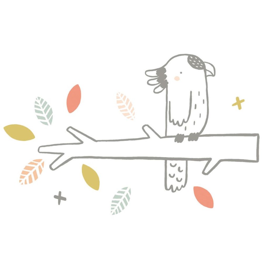 Lilipinso Decoration | Australia - Stickers Xl - Perroquet Sur Branche
