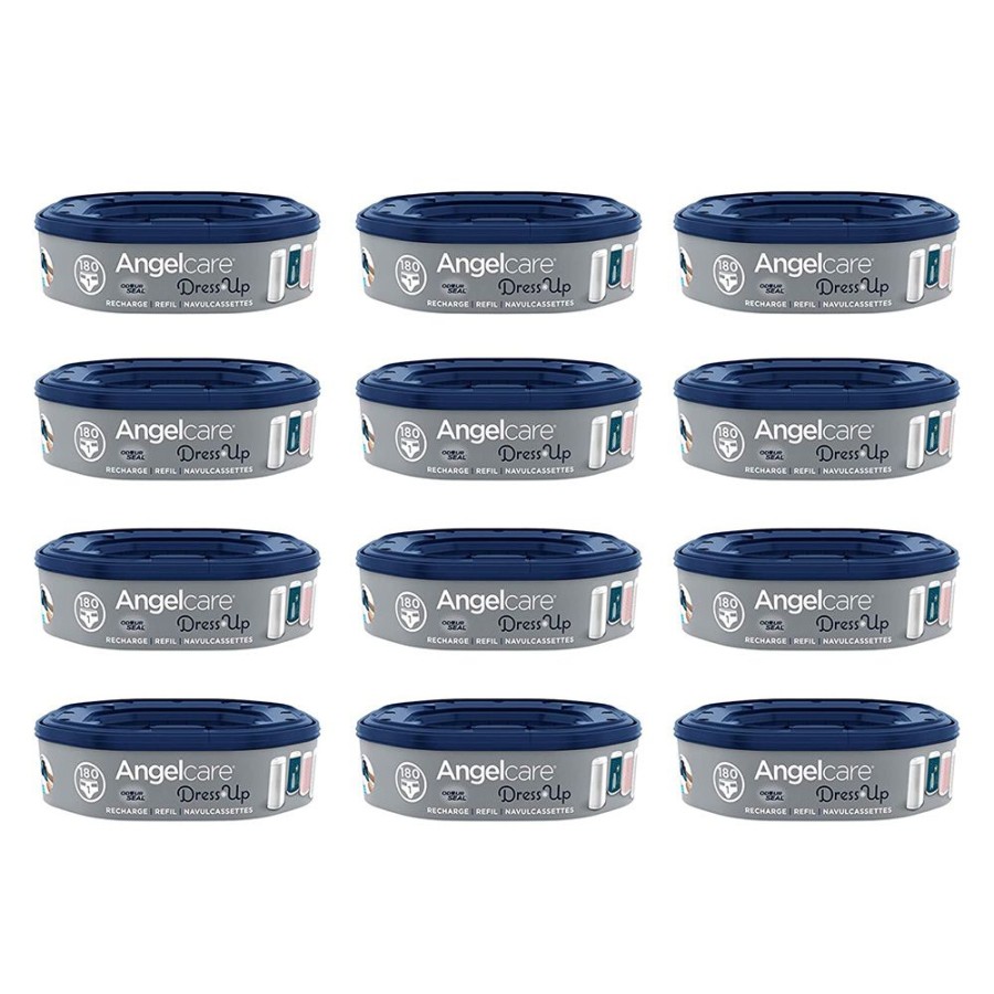 Angelcare Couche | Lot De 12 Recharges Pour Poubelle Dress Up