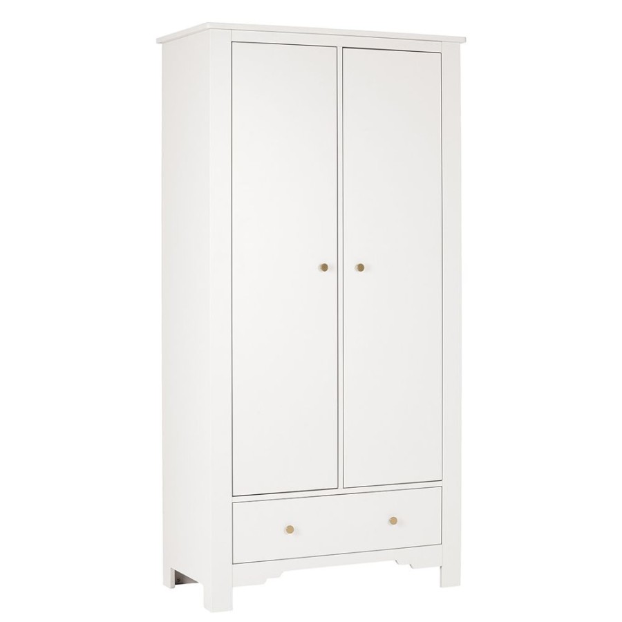 Maison Charlotte Meuble Bebe | Armoire 2 Portes Montmartre - Blanc