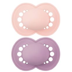 MAM Succion | Lot De 2 Sucettes Original Colors Of Nature Unies Rose - 6 Mois +