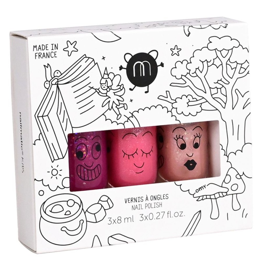 Nailmatic Deguisement & Maquillage | Lot De 3 Vernis A Ongles Biosources - Magic Forest