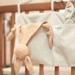 Jollein Doudou | Doudou Attache Sucette Lapin - Moonstone