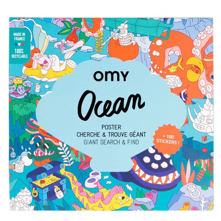 Omy Loisirs Creatifs | Poster A Sticker - Ocean