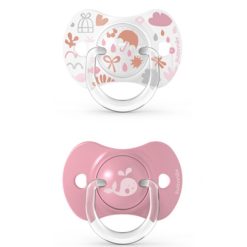 Suavinex Succion | Lot De 2 Sucettes Symetriques Sx Pro Memories Rose - 18 Mois +
