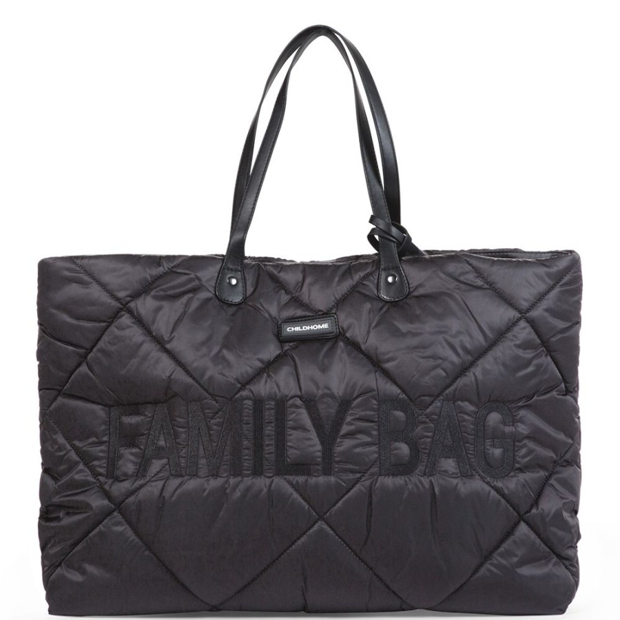 Childhome Sac A Langer | Family Bag Matelasse - Noir