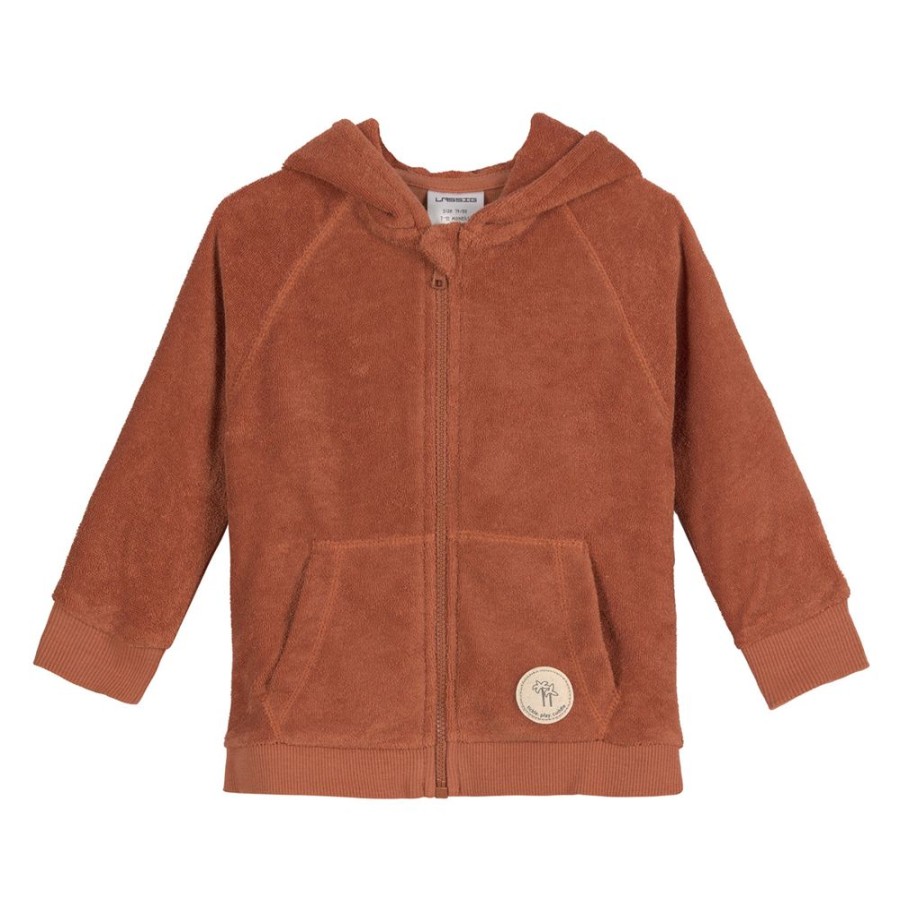 LÄSSIG Haut Bebe | Veste En Tissu Eponge Rouille - 6/12 Mois