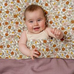 Little Dutch Literie Bebe | Drap Housse Vintage Little Flowers - 60 X 120 Cm