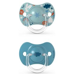 Suavinex Succion | Lot De 2 Sucettes Symetriques Sx Pro Into The Forest Bleu - 6/18 Mois