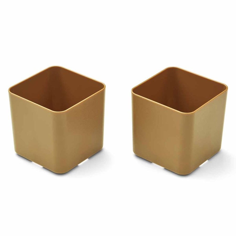 Liewood Rangement | Lot De 2 Bacs De Rangement Jamal S - Golden Caramel