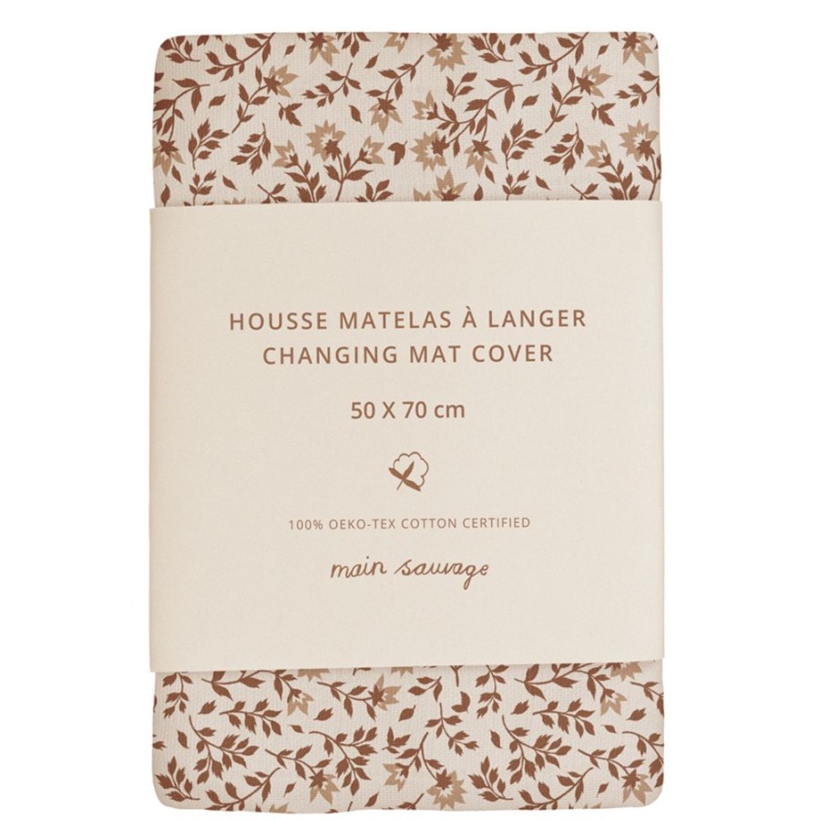 Main Sauvage Matelas Et Housse A Langer | Housse De Matelas A Langer - Hibiscus