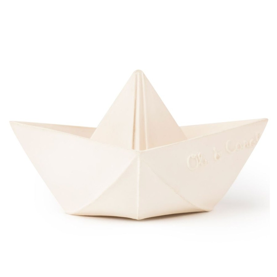 Oli & Carol Mes Premiers Jouets | Bateau Origami - Blanc