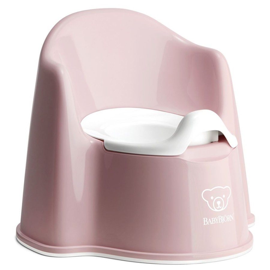 BabyBjörn Hygiene & Soin | Pot Fauteuil - Rose Pastel Et Blanc