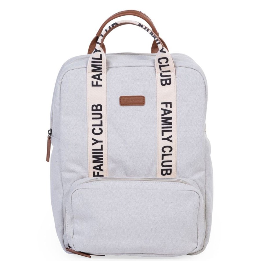 Childhome Sac A Langer | Sac A Dos A Langer Family Club Signature - Ecru