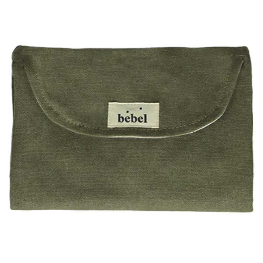 BEBEL Matelas Et Housse A Langer | Matelas A Langer Nomade - Kaki
