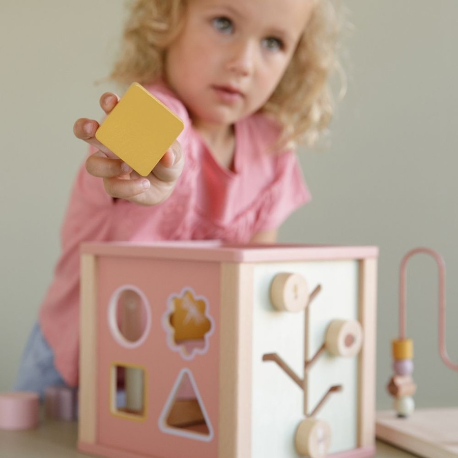 Little Dutch Mes Premiers Jouets | Cube D'Activites Wild Flowers