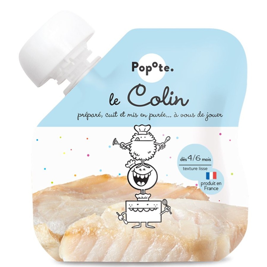 Popote Nourriture Bebe | Gourde Repas Bio Colin - 60 G