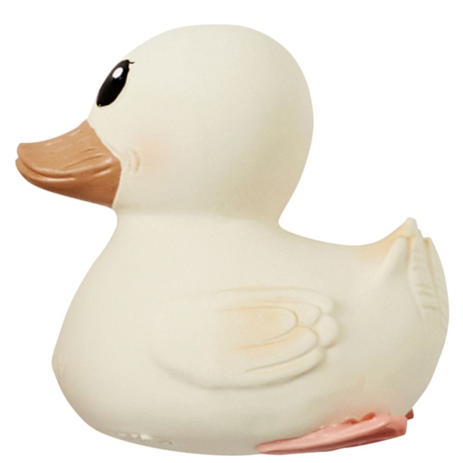 HEVEA Mes Premiers Jouets | Jouet De Bain Canard Kawan Mini - Marshmallow White
