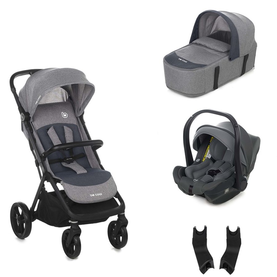 Be Cool Poussette Combinee | Poussette Trio Urban Go - Be Graphite