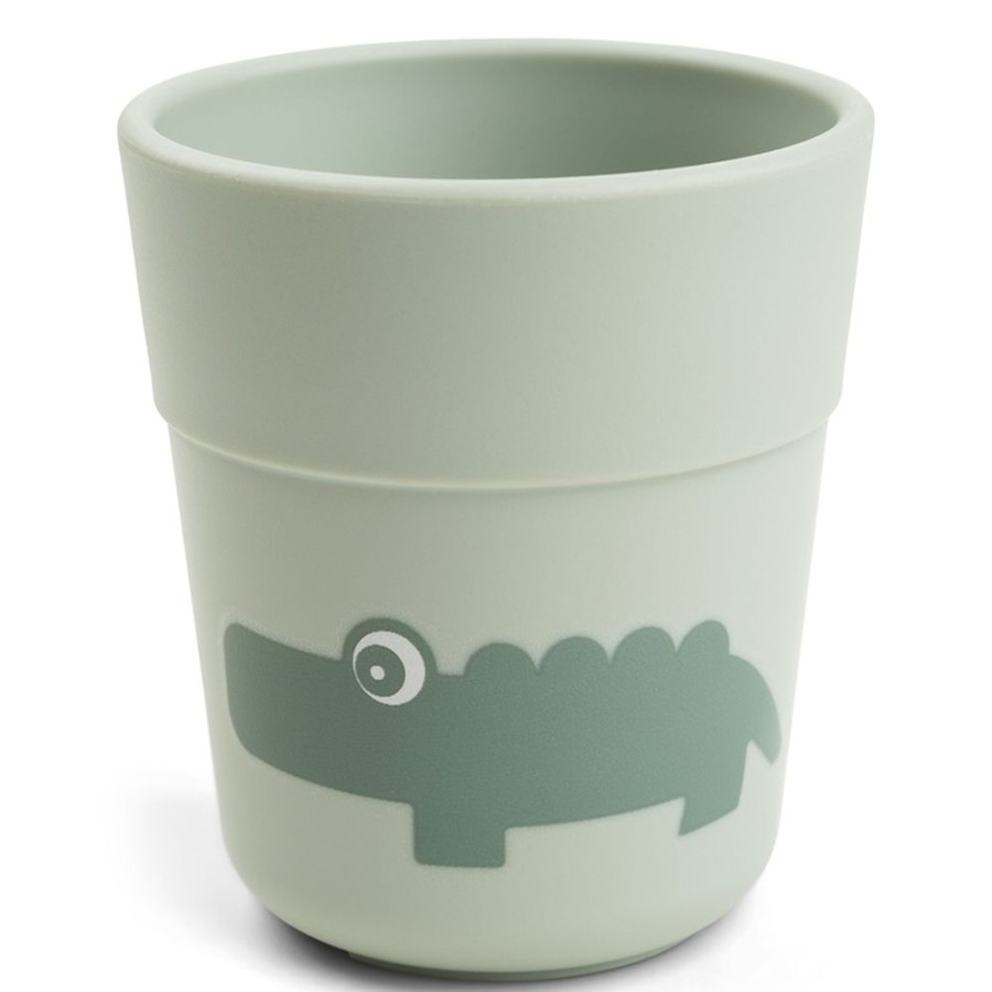 Done by Deer Repas | Mini Gobelet Foodie Croco Vert - 135 Ml