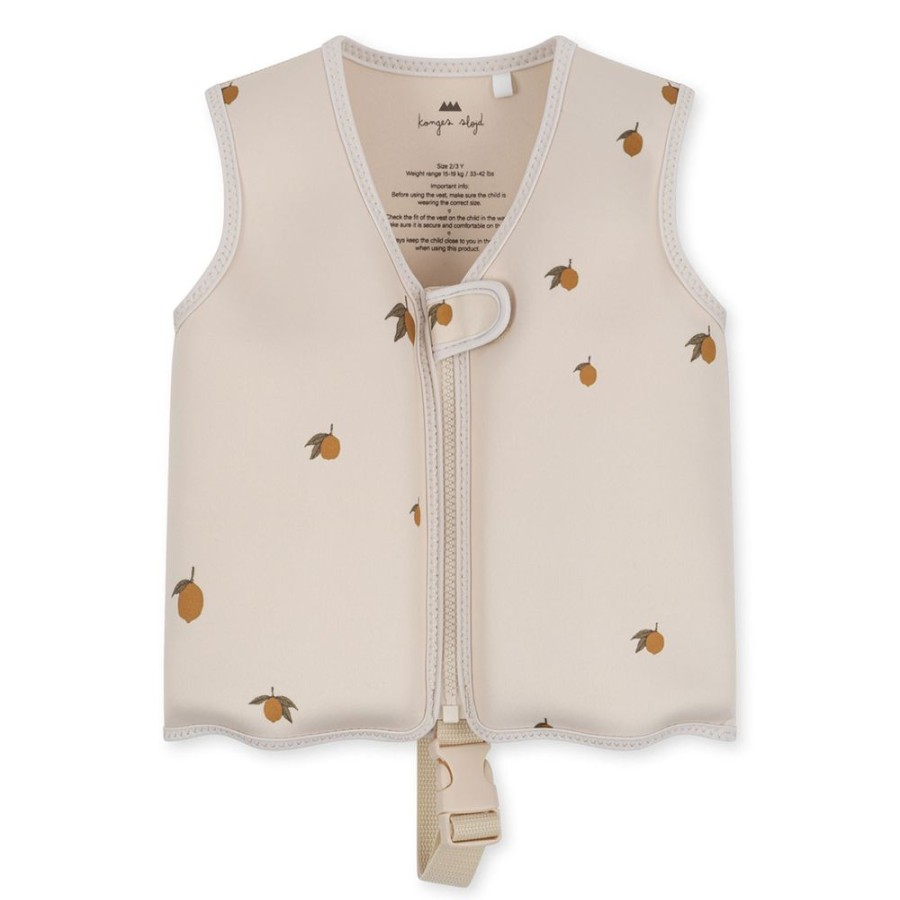 Konges Sløjd Accessoires Bebe | Gilet De Nage Lemon - 3/6 Ans