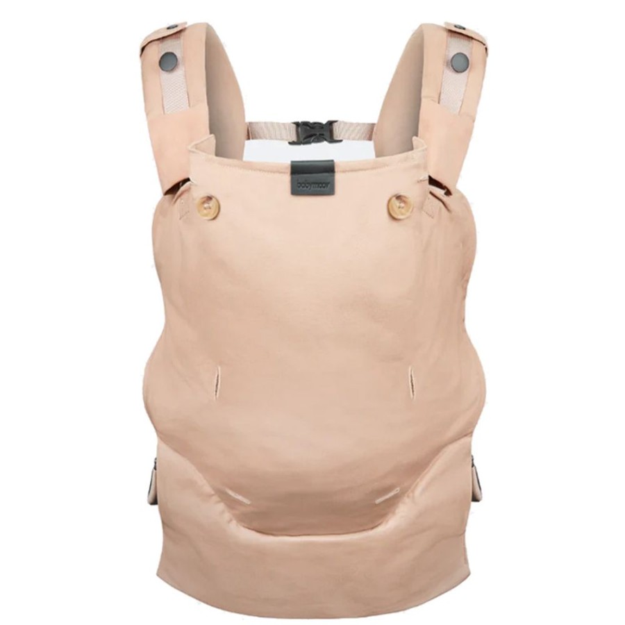 Babymoov Porte Bebe | Porte-Bebe Evolutif Moov & Boost - Beige Noisette