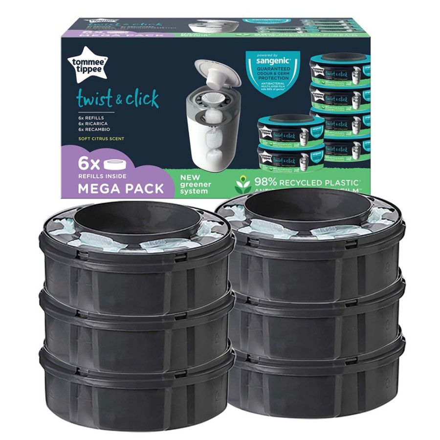 Tommee Tippee Couche | Lot De 6 Recharges Twist & Click