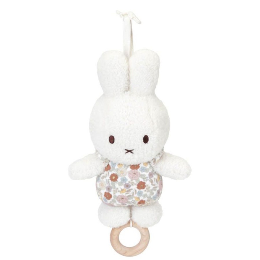 Little Dutch Mobile | Boite A Musique Miffy Vintage - Little Flowers