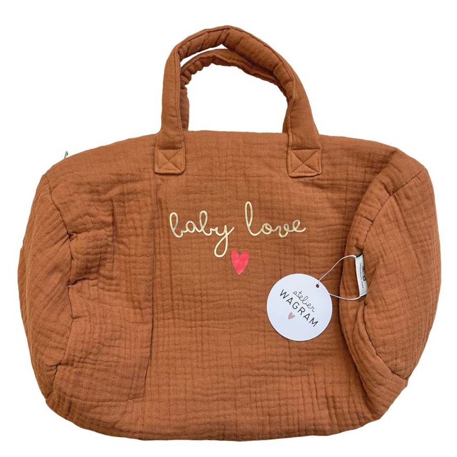 Atelier Wagram Bagagerie Enfant | Sac Polochon - Caramel Baby Love