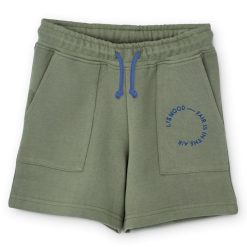 Liewood Bas Bebe | Short Molleton Frigg Faune Green - 4 Ans
