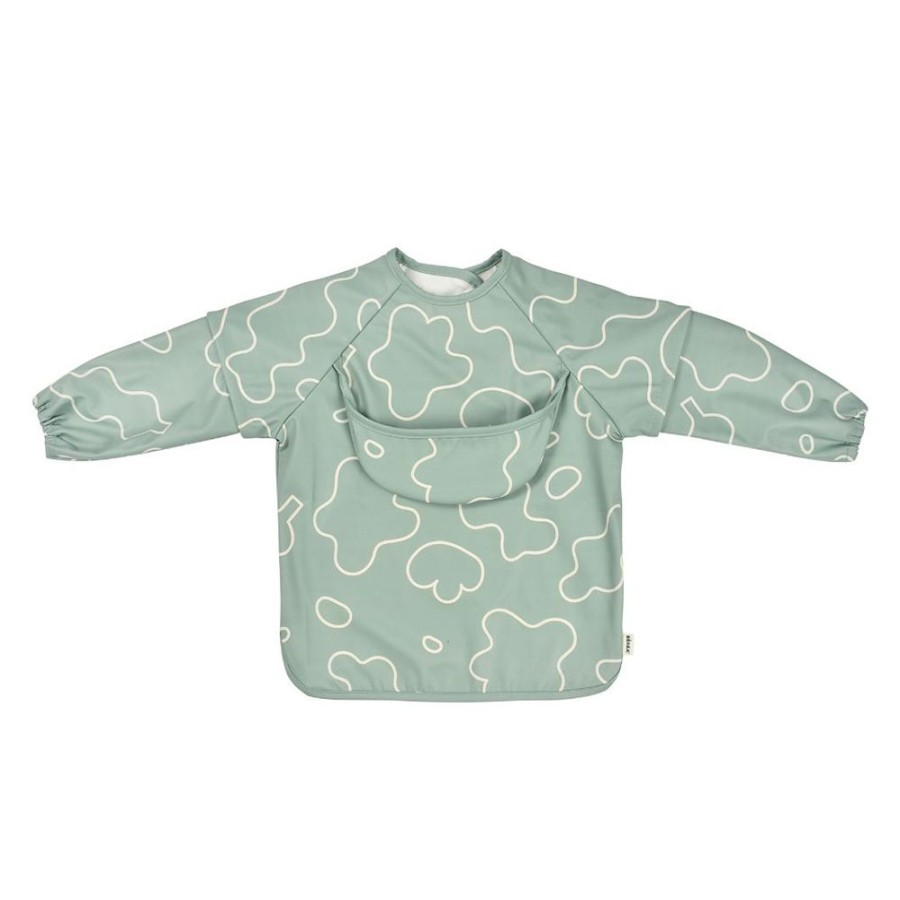 BÉABA Bavoir | Bavoir A Manches Evolutif 2-En-1 - Sage Green