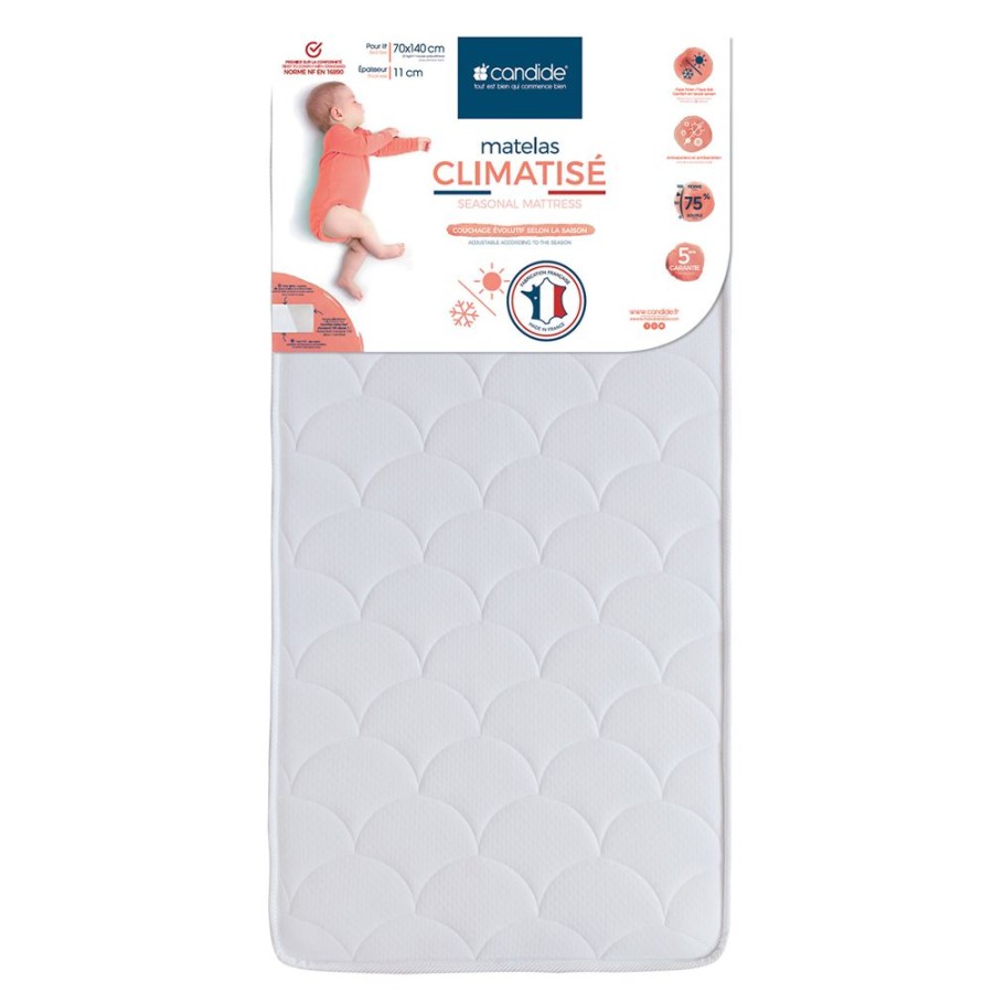 Candide Literie Bebe | Matelas Climatise - 70 X 140 Cm