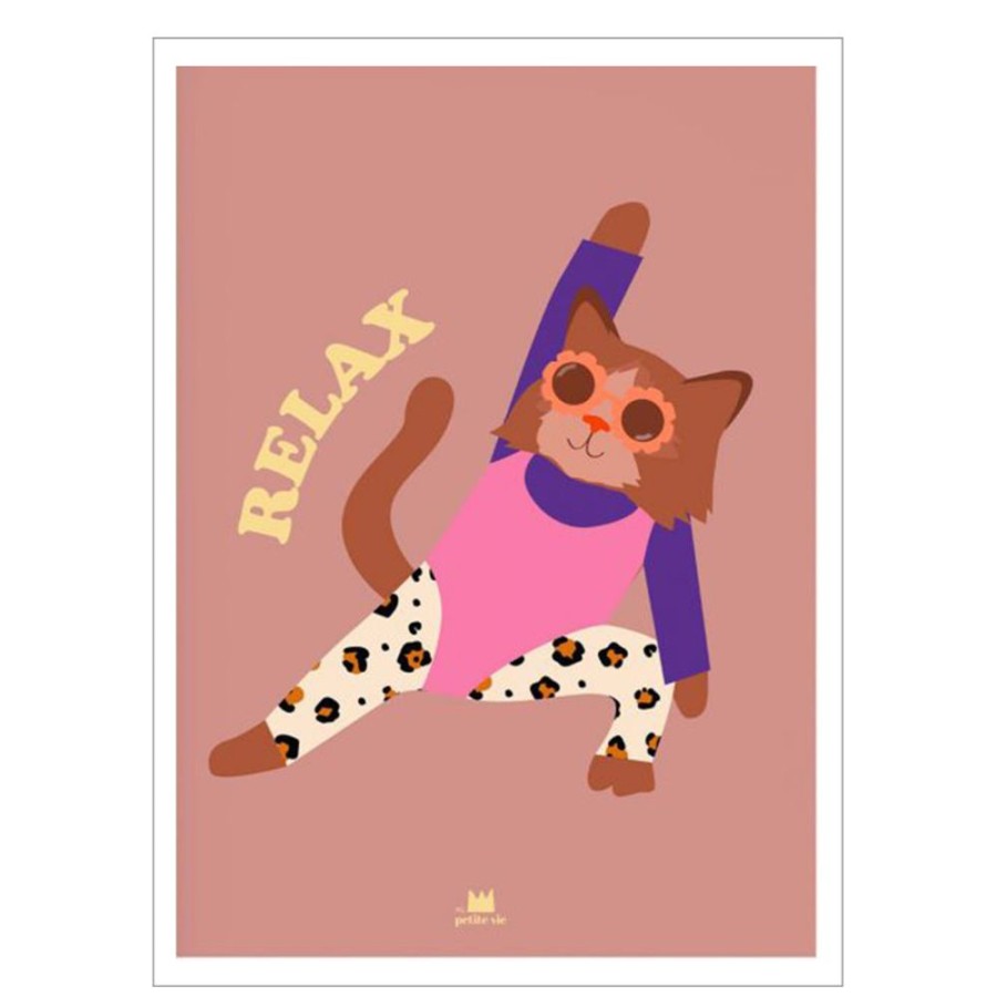 Ma petite vie Decoration | Affiche Chat Relax