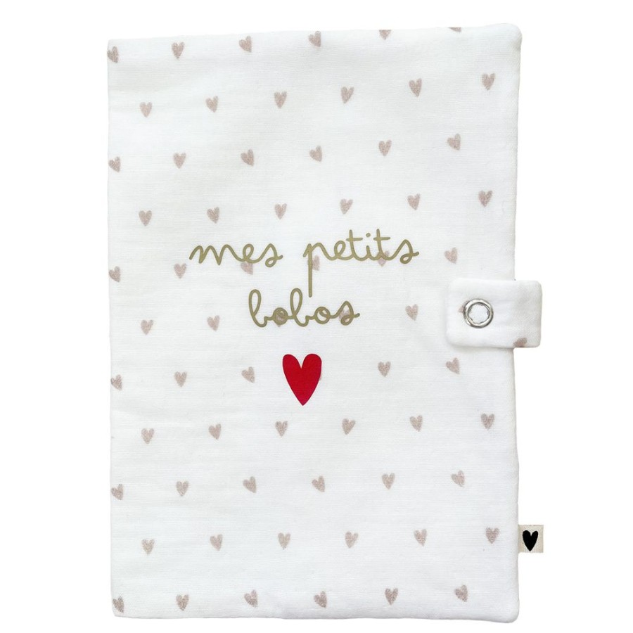 Atelier Wagram Textile | Protege-Carnet De Sante - Coeurs Mes Petits Bobos