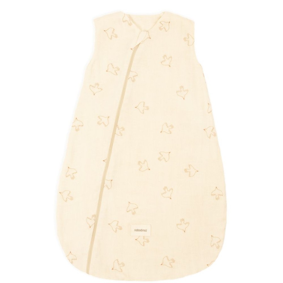 Nobodinoz Gigoteuse | Gigoteuse D'Ete Sweety Brown Hoshi Birds - 0/6 Mois