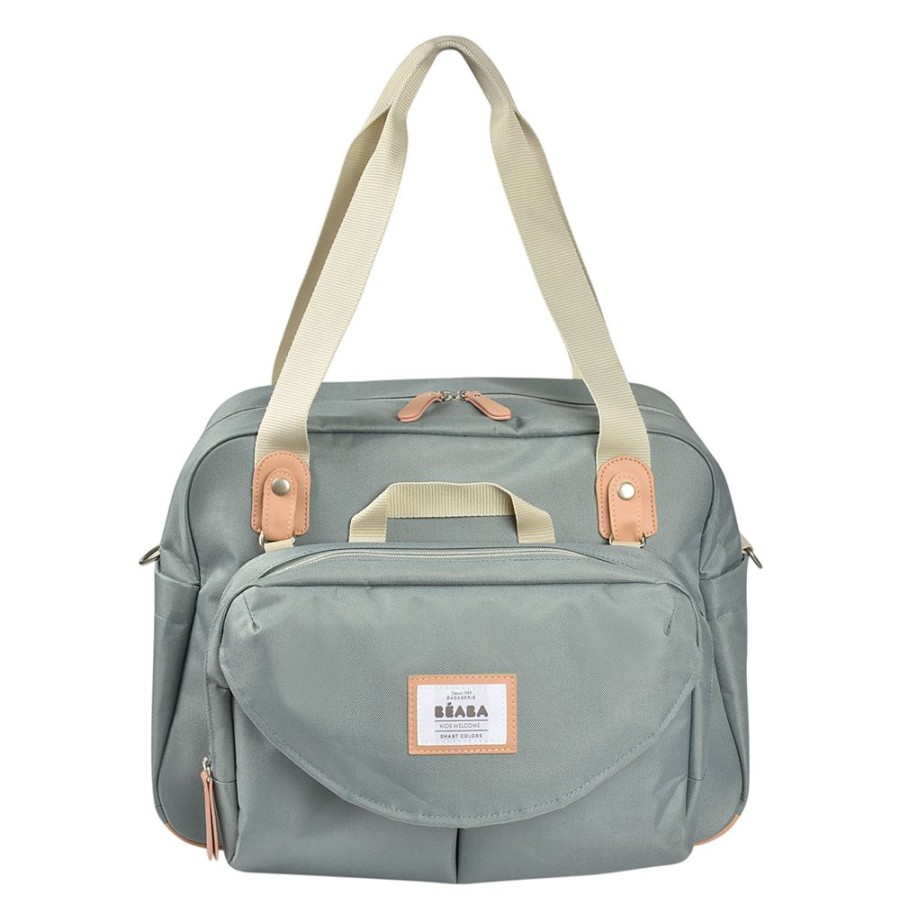 BÉABA Sac A Langer | Sac A Langer Geneve Ii - Green Blue