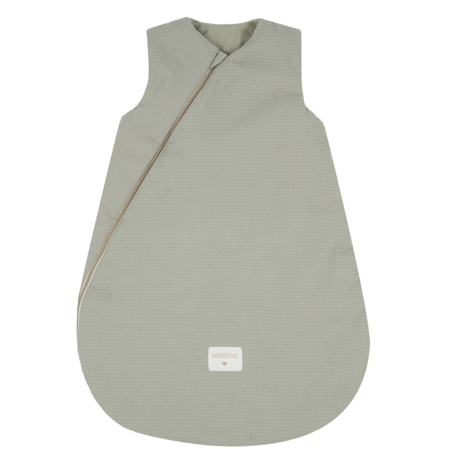 Nobodinoz Gigoteuse | Gigoteuse De Mi-Saison Nid D'Abeille Cocoon Laurel Green - 0/6 Mois