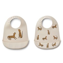 Liewood Bavoir | Lot De 2 Bavoirs Tilda - Leopard Sandy