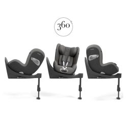 Cybex Groupe 0+/1 | Siege Auto Sirona T I-Size Groupe 0+/1 - Mirage Grey